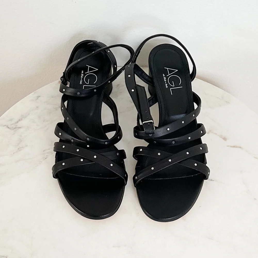 AGL NEW Barbara Ankle Strap Sandals Size 10.5